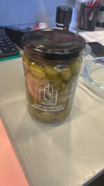 Green olive in olive oil 600 gr - Image 2